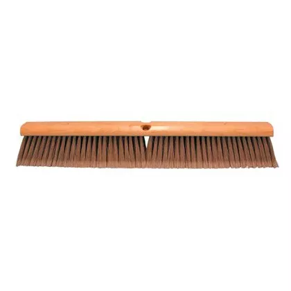 No. 37 Line Floor Brush,30 in Hrdwd Blk, 3 in Trim, Slvr Flagged-Tip Polystyrene 455-3730