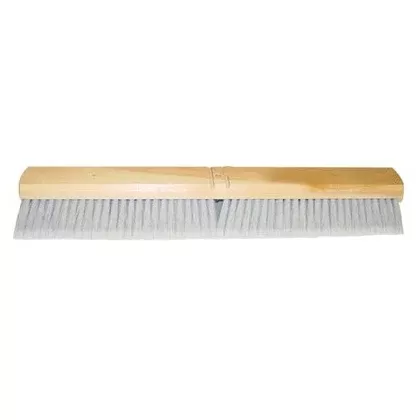 No. 37A Line Floor Brush, 24 in, 3 in Trim L, Flagged-Tip Silver Plastic 455-3724-A