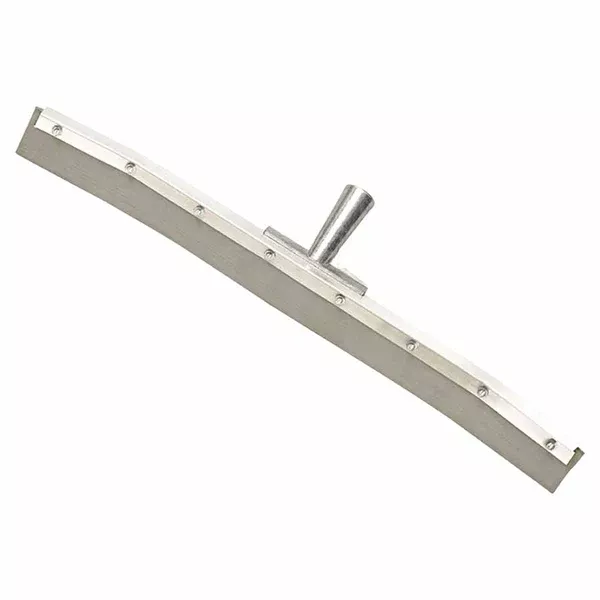Non-Sparking Floor and Driveway Squeegee, Curved with Tapered Handle Socket, 24 in, Neoprene, Frame Only 455-4624-TPN