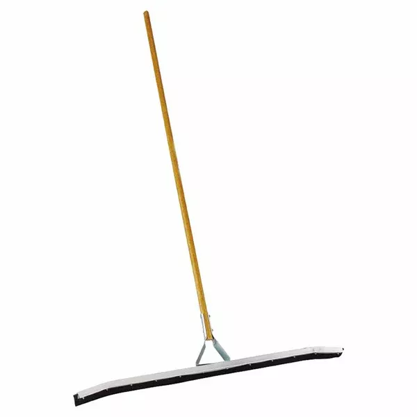 Non-Sparking Floor and Driveway Squeegee, Curved with Tapered Handle Socket, 30 in, Neoprene, Frame Only 455-4630-TPN