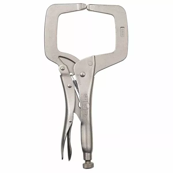 The Original Locking C-Clamp with Regular Tip, 11 in L, 4 in Max, 2-5/8 in Throat D 586-11R