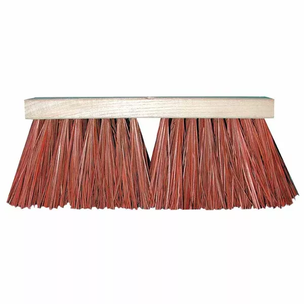 Palmyra Stalk Street Brooms, 16 in, 6 1/4 in Trim L, Dyed Palmyra Stalk 455-1516P