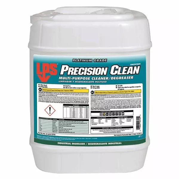 Precision Clean Multi-Purpose Cleaner/Degreaser, Concentrate, 5 gal, Pail, Citrus Odor 428-02705