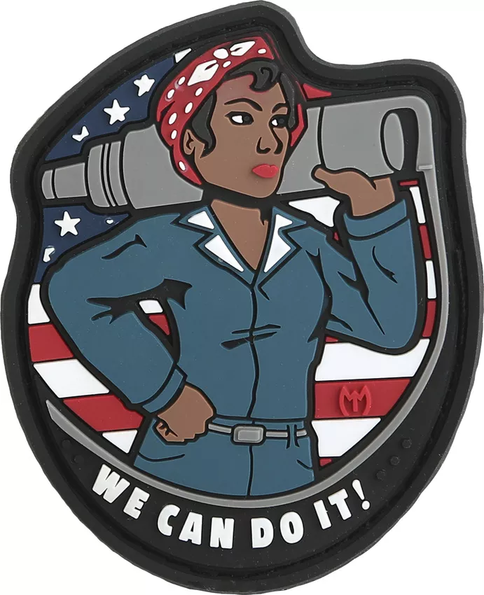 Riveting Rosie Patch Color