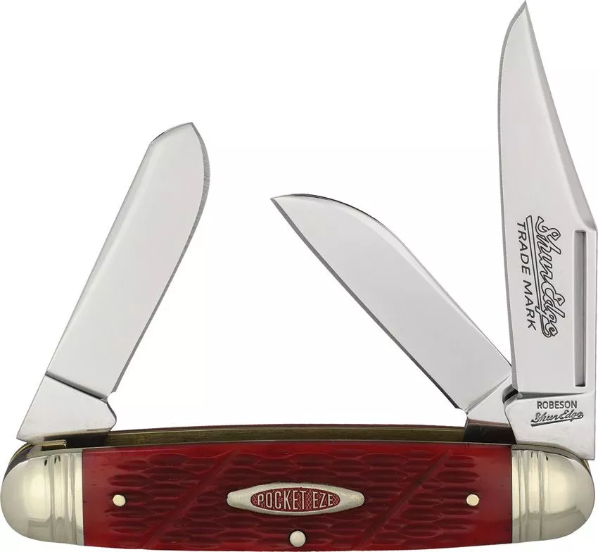 Robeson Cattleman Red Bone Folding Knife 4.25″