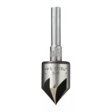Rose Pattern Countersink Drill Bits, 1/2 in Cutting Dia, HSS Countersink 318-195-1/2