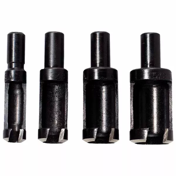 SET OF 3 PLUG CUTTERS3/8 1/2 5/8