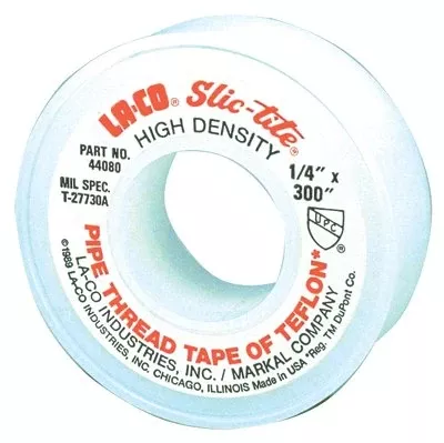 Slic-Tite PTFE Thread Tapes, 300 in L X 1/2 in W 434-44082