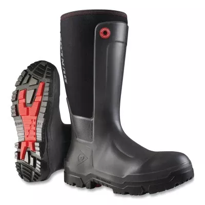 Snugboot WorkPro Full Safety Boots, Composite Toe, Men's 12, PUROFORT/PURETEX, Black 868-NE68A93.12