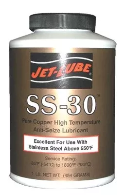 SS-30 High Temperature Anti-Seize & Gasket Compound, 1 lb Brush Top Can 399-12504