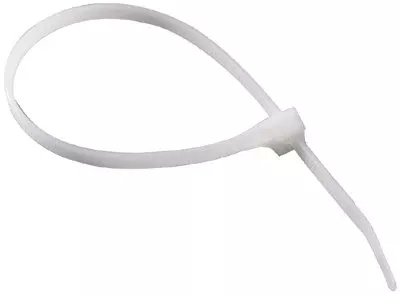 Standard Cable Ties, 75 lb Tensile Strength, 8 in, Ultraviolet Black, 100/Bag 623-46-308UVB