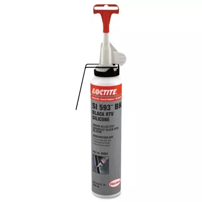 Superflex RTV, Silicone Adhesive Sealant, 6.42 oz Power Can, Black 442-743519