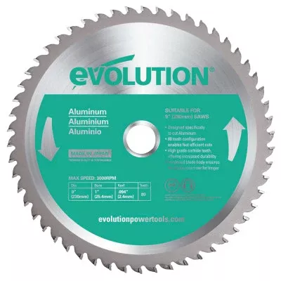 TCT Metal-Cutting Blade, 7 in, 20 mm Arbor, 3900 rpm, 36 Teeth 510-180BLADEST