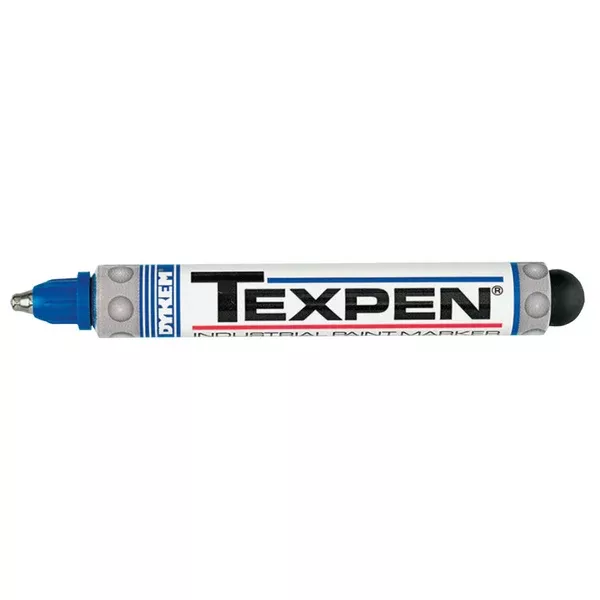 TEXPEN Industrial Steel Ball Tip Paint Marker, Green, 3/32 in, Medium 253-16043