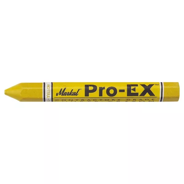TIMBERSTIK+ PRO GRADE Lumber Crayon, 1/2 in x 4.625 in, Yellow 434-80381