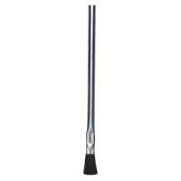 Tin Handle Acid Brush, 3/4 in Trim L, Stiff Black Horsehair, 5-3/4 in handle 455-1A