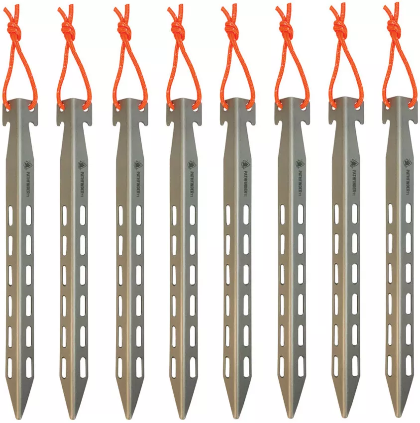 Titanium Tent Stake Set 8pc
