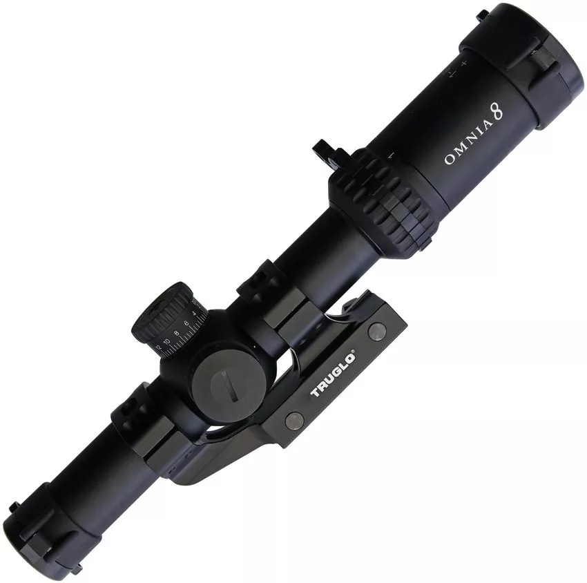 TRUGLO Omnia 8 1-8x24mm Tactical Rifle Scope Matte Black