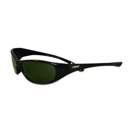 V40 Hellraiser Safety Glasses, IRUV Shade 5.0 Polycarbonate Lens, Uncoated, Black, Nylon 412-20545