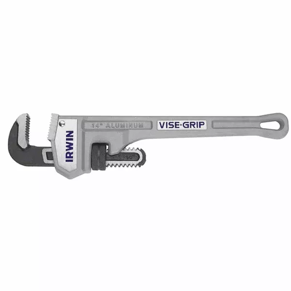 Vise-Grip Cast Aluminum Pipe Wrench, 14 in, Drop Forged Steel Jaw 586-2074114