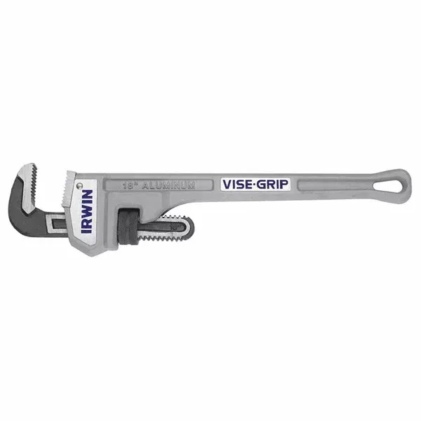 Vise-Grip Cast Aluminum Pipe Wrench, 18 in, Drop Forged Steel Jaw 586-2074118