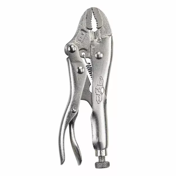 VISE-GRIP The Original Curved Jaw Locking Plier with Wire Cutter, 4 in L, Opens to 15/16 in 586-4WR-3