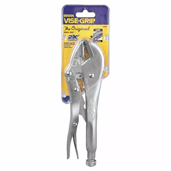 VISE-GRIP Straight Jaw Locking Plier, 10 in L, Opens to 1-5/8 in 586-10R-3