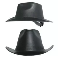 Vulcan Cowboy Hard Hat, Ratchet, Hard Hat, Black 561-VCB200-06