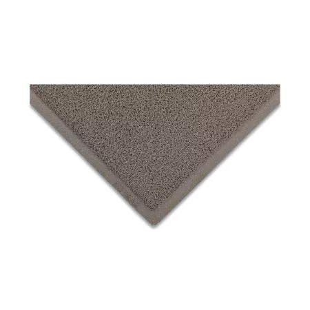 Wayfarer Quick-Dry Spaghetti Entrance Mat, 3/8 in x 3 ft W x 5 ft L, Vinyl Looped/Backing, Gray 550-265S0035GY