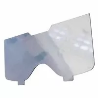 weldcap Inside Cover Lens, 4 7/8 in x 2 1/8 in, Polycarbonate 808-5000.040