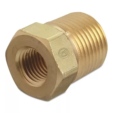 Western Enterprises BB412HP Pipe Thread Bushings, 3,000 PSIG, Brass, 1/4 in (NPT);3/4 in (NPT)