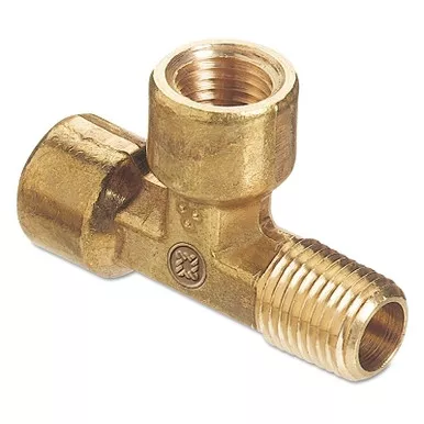 Western Enterprises BST4HP Pipe Thread Tees, Connector, 3,000 PSIG, Brass, 1/4 in NPT (Street)