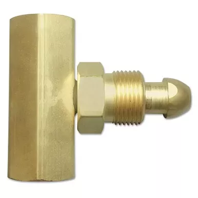 Western Enterprises T92 Manifold Coupler Tee, Coupler without Check Valve, 3000 psig, Brass