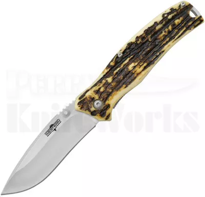 Western Knives Pronto 8 Drop Point Linerlock Knife (Ti Bonded)