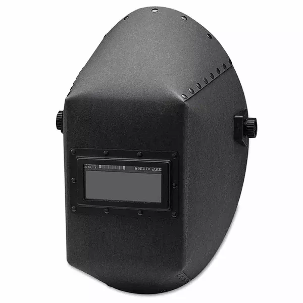 WH20 411P Fiber Shell Welding Helmet, SH10, Black, 411P, Fixed Front, 2 in x 4-1/4 in 138-14527