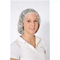 White Bouffant Cap 19" CS/1000