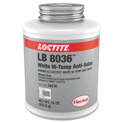 White High-Temp Anti-Seize, 16 oz Bottle 442-302678
