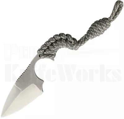 WildSteer Krill Fixed Blade Neck Knife Urban Camo (2.0" Satin)