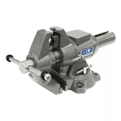Wilton 28824 Multi-Purpose Bench Vise, 5-1/2 in Jaw Width, 2-3/4 in Throat Depth, Swivel Base