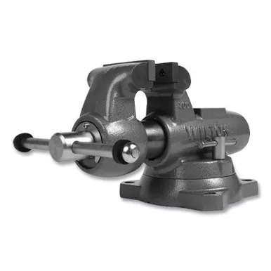 Wilton 28831 Machinists' Swivel Vise, 4 in W Jaw, 3-1/2 in Throat Depth, Swivel Base
