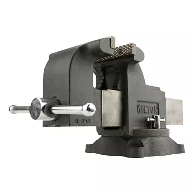 Wilton 63301 Shop Vises, 5 in Jaw, 3 in Throat, Swivel Base