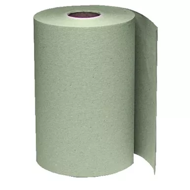 Windsoft WIN108 Non-Perforated Hardwound Roll Towels, Brown, 350 ft. roll