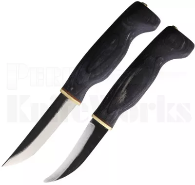 Wood Jewel Double Knife Set Color Wood (3.5" Satin) 23AVKM