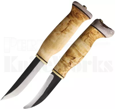 Wood Jewel Double Knife Set Curly Birch (3.5" Satin) 23AVKS