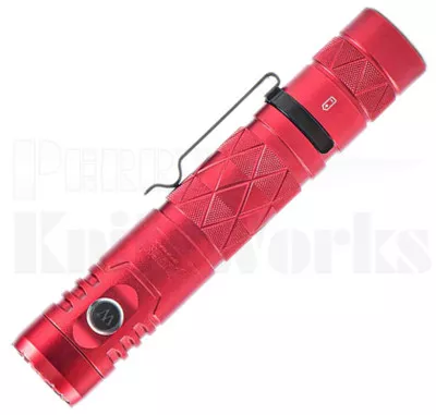 Wuben E12R Rechargeable LED Flashlight Red (1200 Lumens)