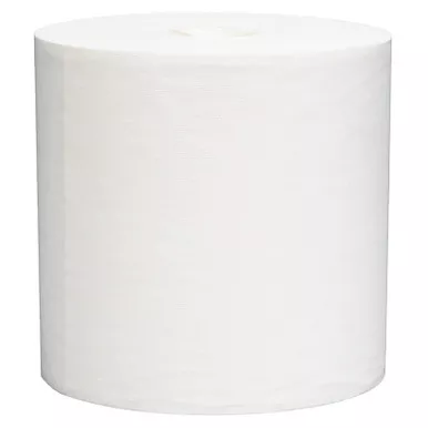 Wypall 05007 L40 Towel, White, 13.4 in W x 12.4 in L, Roll, 1 Ply, 750 Sheets/RL