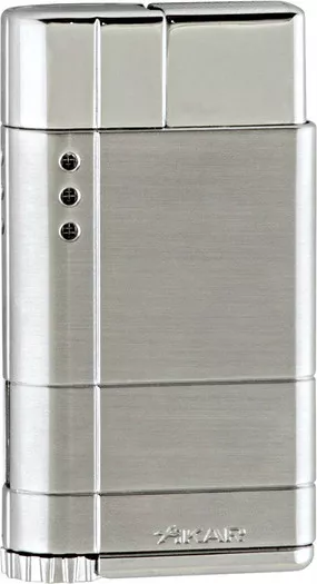 Xikar Cirro Windproof Single Flame Lighter (Silver)