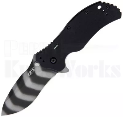 Zero Tolerance 0350TSTR Knife Black G-10 Tritium (3.25" Tiger Stripe)