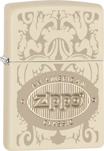 Zippo American Classic Cream Matte Finish Lighter